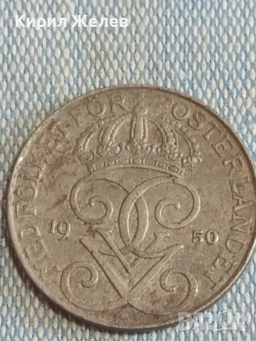 Стара монета 5 йоре 1950г. Кралство Швеция за КОЛЕКЦИЯ 40875, снимка 5 - Нумизматика и бонистика - 48764566