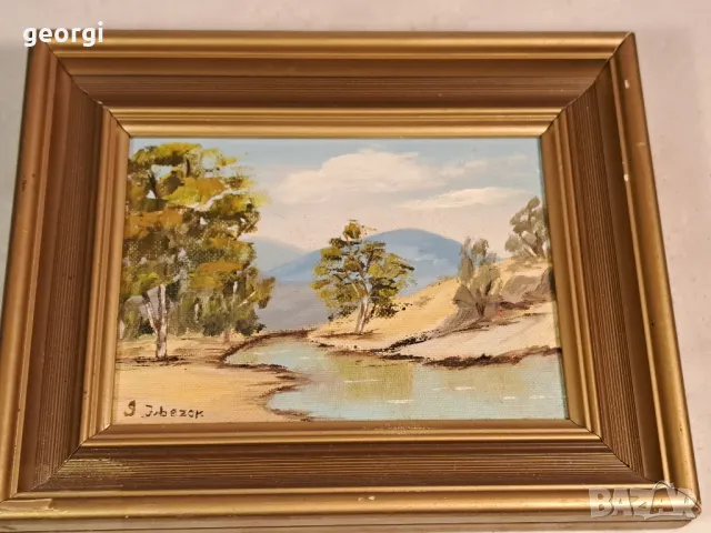 авторска мини картина пейзаж 22/5, снимка 1