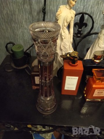 АРТ ДЕКО изумителна кристална ваза , снимка 5 - Декорация за дома - 42735836