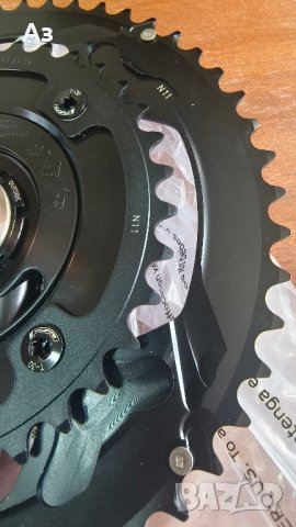 FSA Powerbox Carbon BB386EVO Crankset 2x11-speed - 52/36 Teeth - black, снимка 14 - Части за велосипеди - 44213774