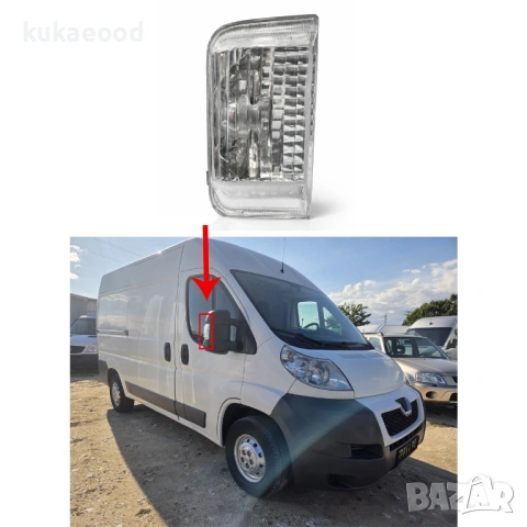 Мигач в огледало за Peugeot Boxer 2, снимка 3 - Части - 54203331