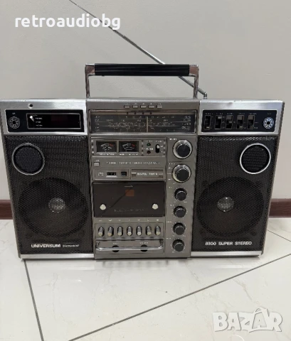 🔊Ретро масивен радиокасетофон Boombox Universum Senator 8800 - (SANYO)🔊, снимка 2 - Аудиосистеми - 51323059