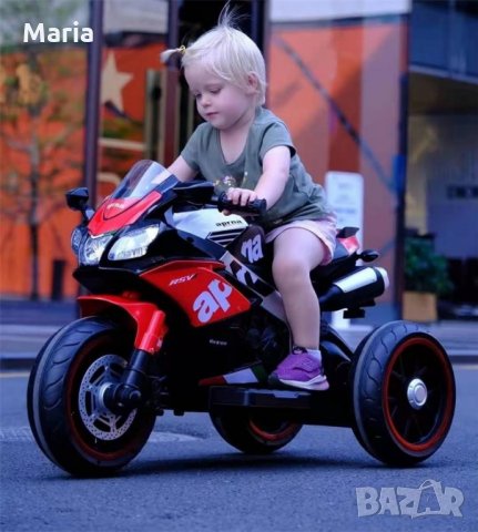 Акумулаторен МОТОР 12V меки гуми с Кожена седалка, снимка 4 - Детски велосипеди, триколки и коли - 34368365