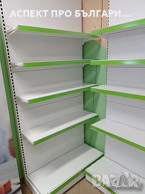 Стелажи с перфориран гръб - нови, снимка 11 - Стелажи и щандове - 52158327