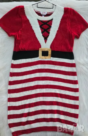 Дамска Коледна рокля Л-ХЛ, снимка 6 - Рокли - 48414669