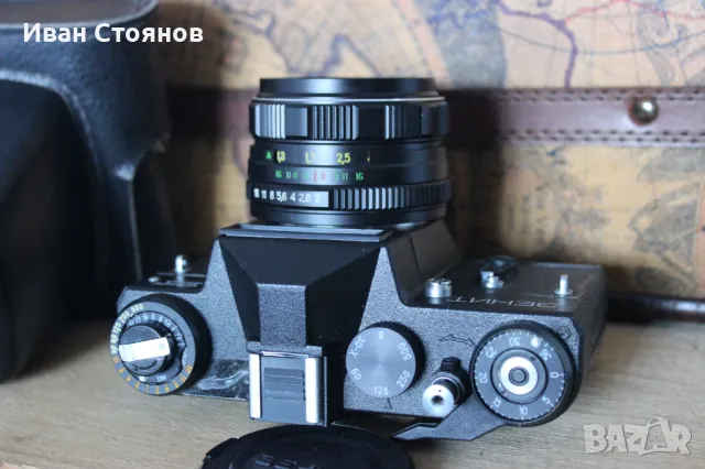 Ретро лентов фотоапарат Зенит ЕТ /ZENIT ET/ - СССР, снимка 2 - Фотоапарати - 49250178