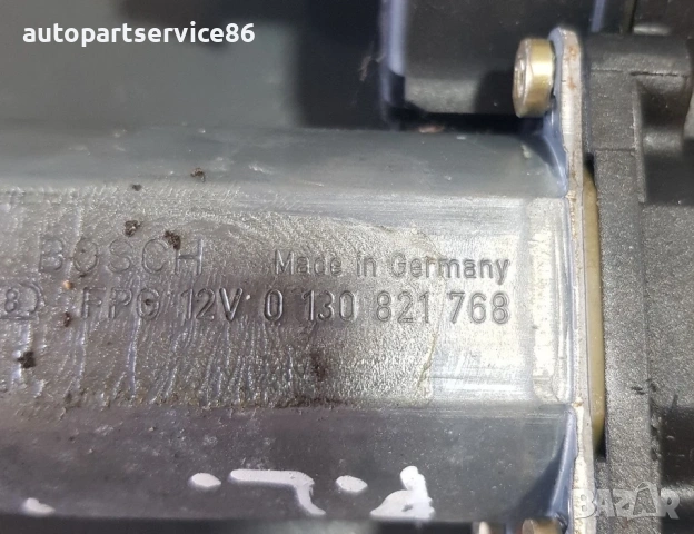 Мотор за стъкло предна лява врата Bosch за Opel Zafira (2002) 0130821768 , снимка 3 - Части - 54309671