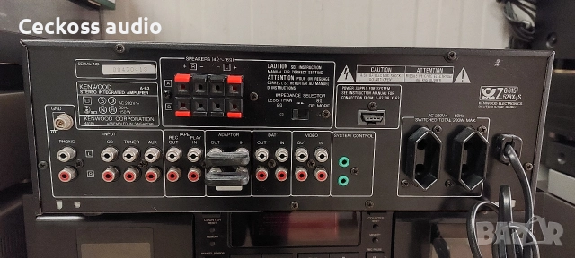 Стерео усилвател KENWOOD A-83, снимка 4 - Ресийвъри, усилватели, смесителни пултове - 52791560