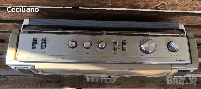 Crown CSC-950L – Красив радиокасетофон от Япония!, снимка 5 - Радиокасетофони, транзистори - 52690160