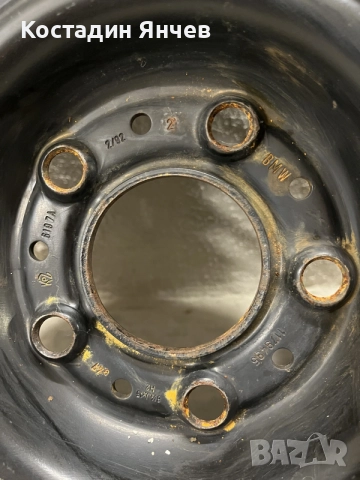 Комплект железни джанти BMW e36, снимка 8 - Гуми и джанти - 55901468