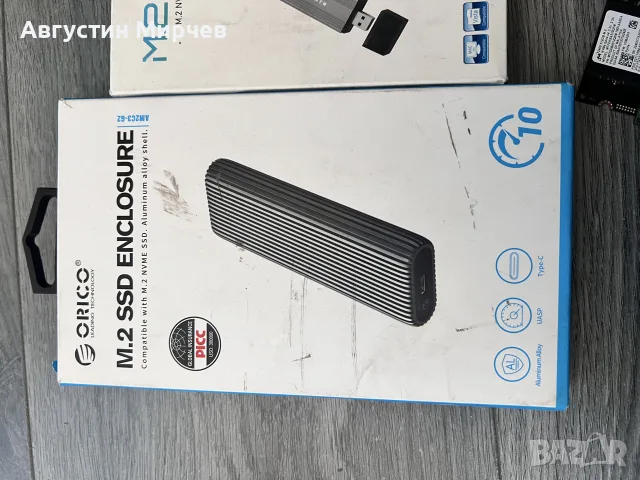 NVMe SSD 256gb 512gb и кейсове за тях, снимка 4 - Твърди дискове - 55777738