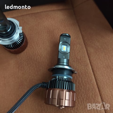 Новата V6 LED крушка H7 - Мощност от 55W, 8000LM, 5700K, снимка 6 - Аксесоари и консумативи - 44389229