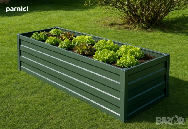 ПРОМОЦИЯ! Градинска леха Primaterra сив/кафяв/зелен цвят, снимка 4 - Градинска техника - 47115586