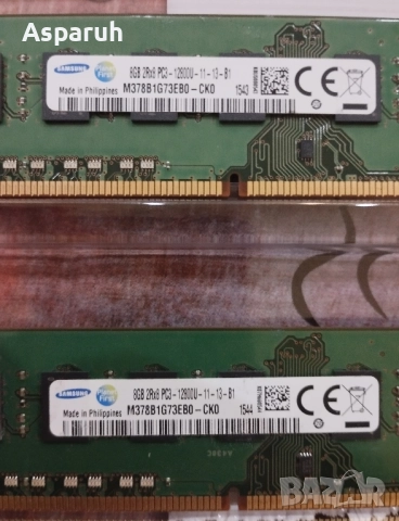 Samsung RAM 8+8gb.12800U, снимка 2 - RAM памет - 52029521