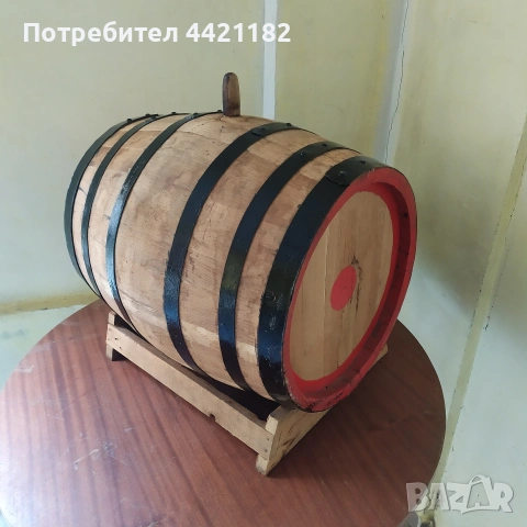 буре 65 литра-дъбово, снимка 2 - Бидони, бурета и бъчви - 54325874