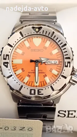 Seiko SKX781 7S26-0350 Orange Monster AT Watch 200m Wristwatch Used, снимка 2 - Мъжки - 48615528