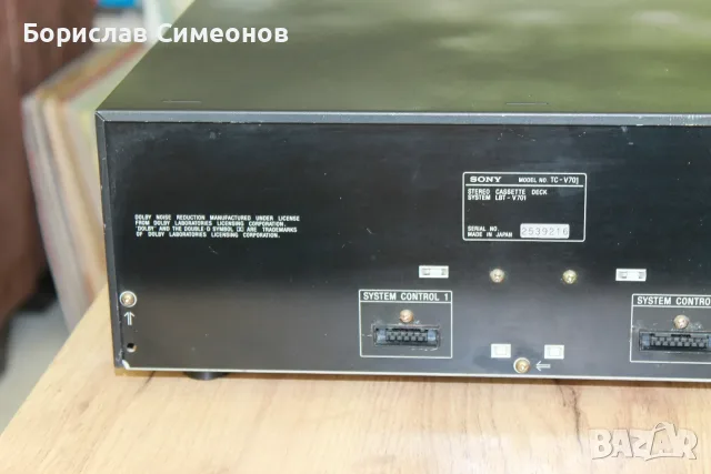 Касетен дек Sony TC-V701, снимка 6 - Декове - 55709736