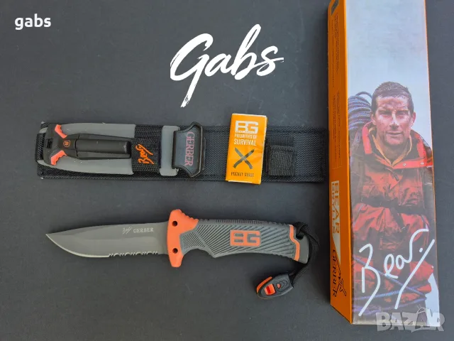Нож за оцеляване GERBER Bear Grylls Ultimate Survival, снимка 3 - Ножове - 51780863