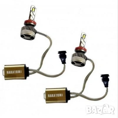 LED крушки HB3 60W Nakatomi, снимка 2 - Аксесоари и консумативи - 53301040