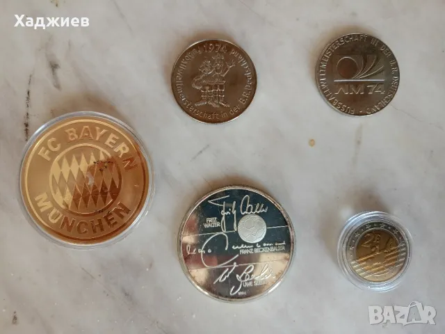 Колекционерски футболни монети Германия , снимка 3 - Фен артикули - 47854780