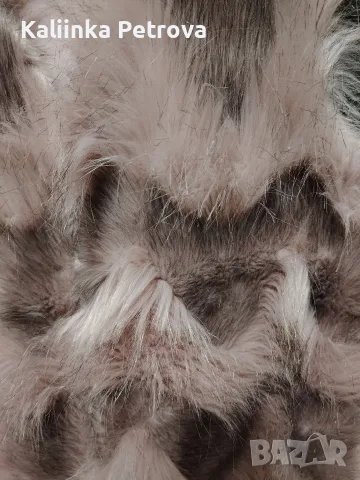 Дамски елек с косъм. , снимка 8 - Елеци - 56535515