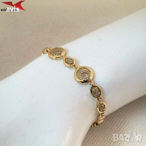 Гривна с 14К златно покритие 234831, снимка 4 - Гривни - 52872508