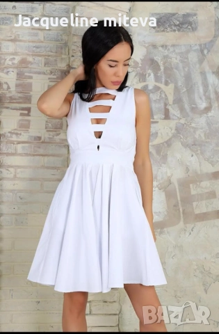 Pause бяла рокля 