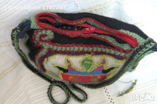 Плетена чанта ръчна изработка, снимка 4 - Чанти - 30929766