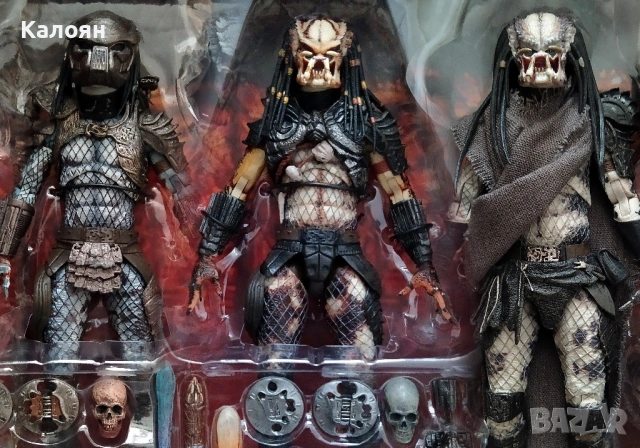 Екшън фигури NECA Ultimate Warrior/Boar/Shaman Predator
