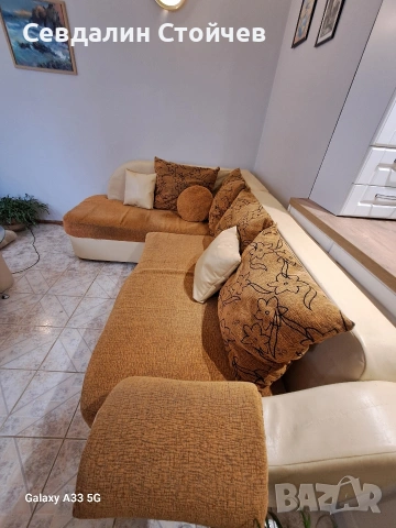 Ъглова мека мебел, снимка 4 - Дивани и мека мебел - 53928735