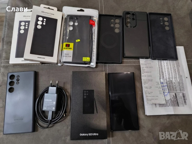 Samsung S23Ultra 8/256 с 45w оригинално зарядно + 5бр. кейса, снимка 7 - Samsung - 52888825