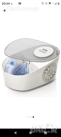 Аерозолен апарат Laica NE2012 с отделение и аксесоари, снимка 7 - Медицинска апаратура - 48655788