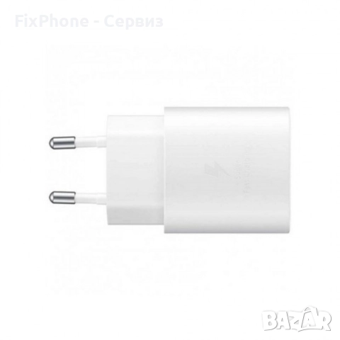 Оригинален адаптер Samsung 25W USB-C, EP-TA800NWE 220V Super Fast Charging, Бял


, снимка 3 - Оригинални зарядни - 52570630