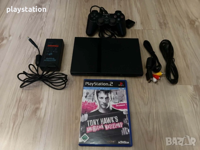 PS 2 slim пълен комплект супер запазен, снимка 3 - PlayStation конзоли - 54167596