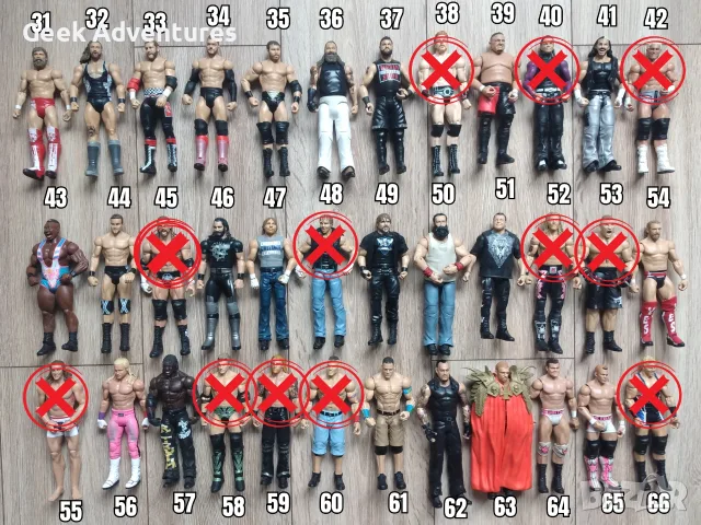 Екшън Фигурки WWE Кеч Pro-Wrestling Action Figures Ambrose Reigns Cena 2/3, снимка 2 - Колекции - 46527048