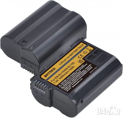 Батерия за NIKON EN-EL15, 2280mAh D500 D600 D610 D750 D800 D800E D810 D810A D850 D7000 D7100 D7200