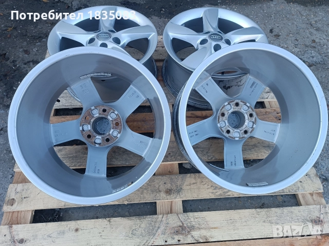 Лети джанти 17ки 5х112 Audi, снимка 9 - Гуми и джанти - 52591971