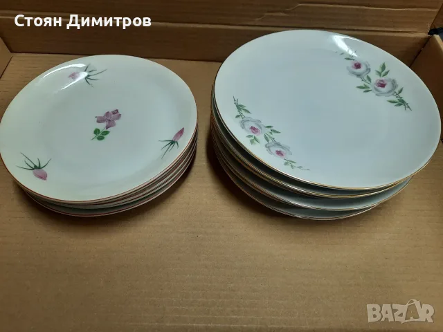 Порцеланови чинии 17см, 19см, снимка 3 - Чинии - 55951737