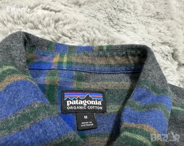 Patagonia Fjort Organic Cotton Flannel Shirt, Размер М, снимка 4 - Ризи - 47486029