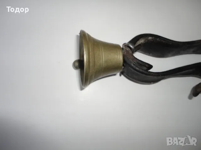 Бронзова камбана звънец  чан ремък катарама с оглавник , снимка 9 - Антикварни и старинни предмети - 49633567