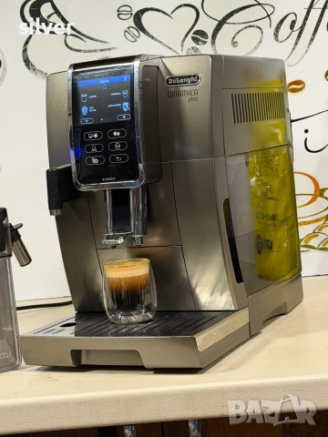 Кафемашина кафе автомат delonghi dinamica plus с гаранция, снимка 9 - Кафемашини - 52702217