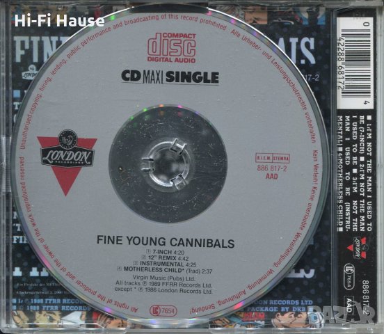 Fine Young Cannibais, снимка 2 - CD дискове - 35644669