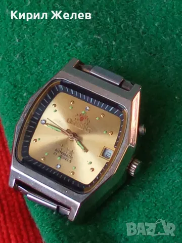 ORIENT AUTOMATIC 21 JEWELS Стар КОЛЕКЦИОНЕРСКИ ВИНТИДЖ МОДЕЛ МЕХАНИЧЕН ЧАСОВНИК ОРИЕНТ 26438, снимка 16 - Мъжки - 42136635
