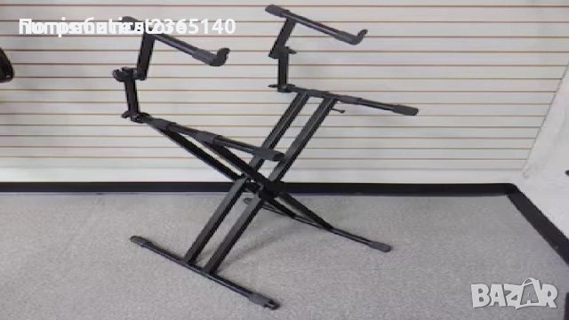 нова двойна Стойка за синтезатор дигитално пиано и клавир йоника