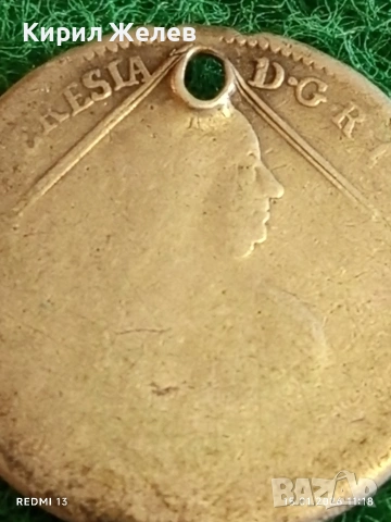 Сребърна монета 30 кройцера 1766г. Мария Терезия Австрия за КОЛЕКЦИЯ 52897, снимка 2 - Нумизматика и бонистика - 53106585