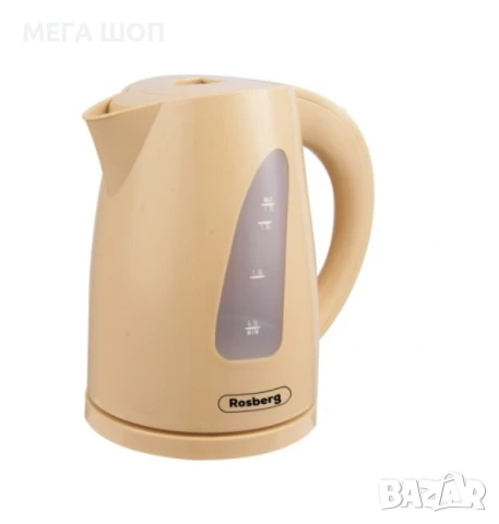 Електрическа кана Rosberg, 2200W, 1.7л., 2 ГОДИНИ ГАРАНЦИЯ, снимка 10 - Кани - 50564169