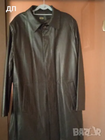 Мъжко Манто Естествена Кожа , снимка 3 - Якета - 47615470