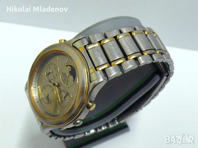 SEIKO СЕЙКО ХРОНОГРАФ КВАРЦ Мъжки ръчен часовник, работещ, снимка 2 - Мъжки - 53263725