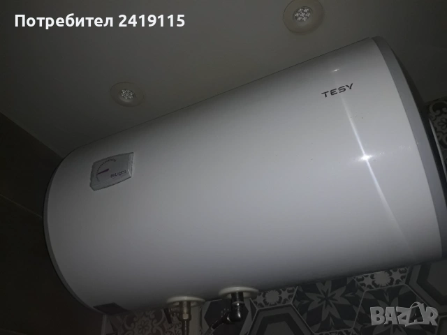 Хоризонтален бойлер Tesy  80л. с остатъчна гаранция