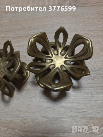 Месингови свещници , снимка 3 - Декорация за дома - 51683029